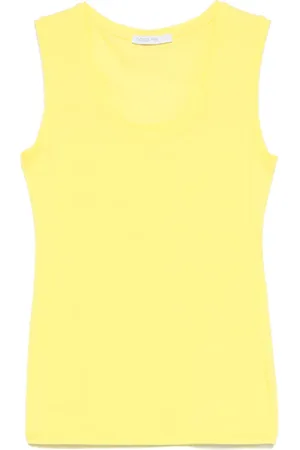 Patrizia Pepe Rubberised-logo tank top