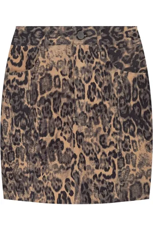 Gestuz Leopard-print mini skirt