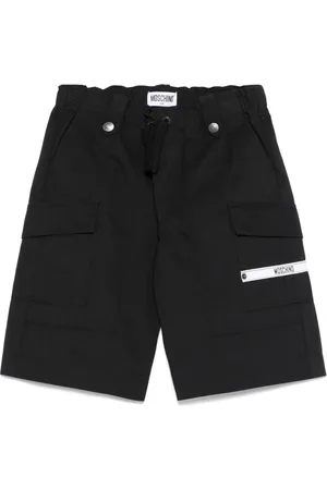 Moschino Logo-patch cargo shorts
