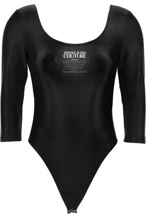 VERSACE Logo-print bodysuit