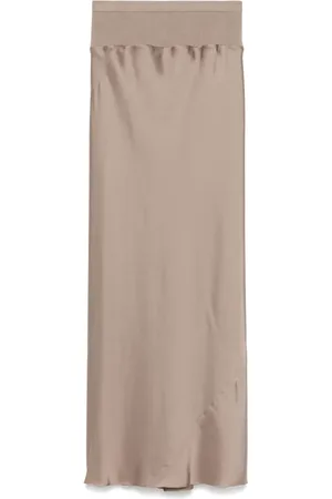 Rick Owens Calf Bias midi skirt