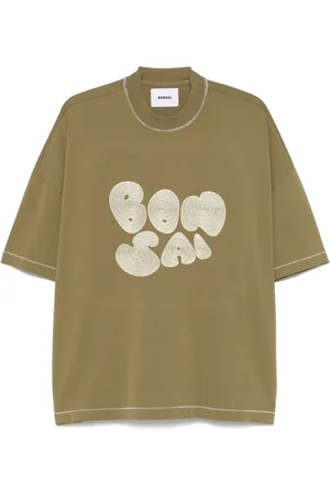 BONSAI Logo-embroidered T-shirt