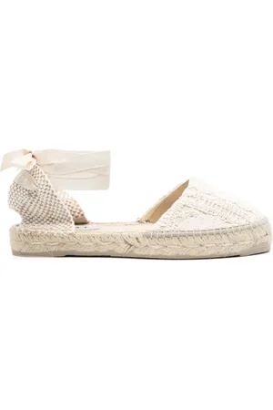 MANEBI Crochet-knit espadrilles