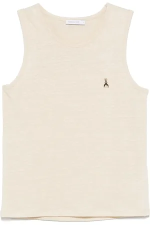 Patrizia Pepe Logo-plaque tank top