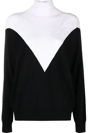 Emporio Armani Two-tone knitted jumper