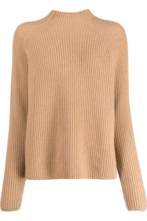 N.PEAL Mock-neck cashmere jumper