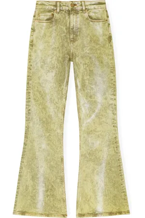 Ganni Bleached-effect jeans