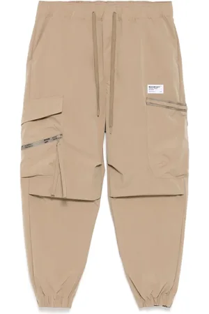 Musium Div. Logo-patch trousers