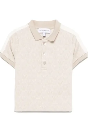 Emporio Armani Logo-jacquard polo shirt
