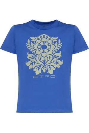 Etro Flower-print cotton T-shirt