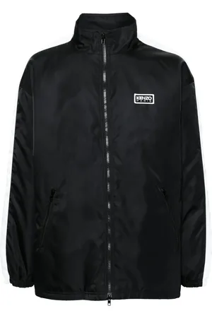 Kenzo Logo-appliqu?? striped jacket
