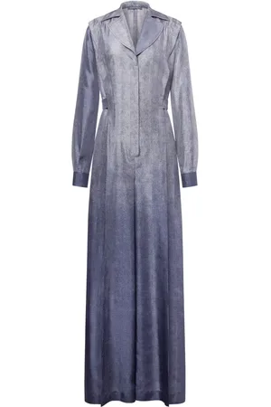 Alberta Ferretti Metallic-finish jumpsuit