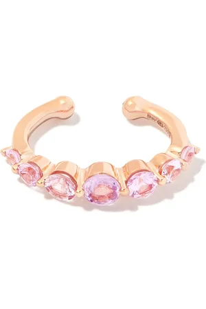 Shay 18kt rose gold sapphire ear cuff