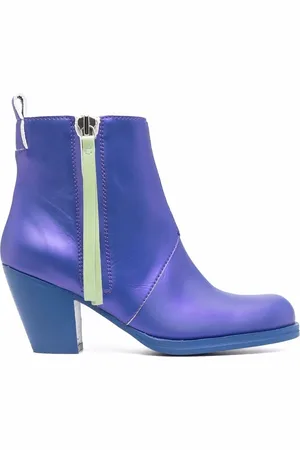 Honey Fucking Dijon Zip-up heeled leather boots