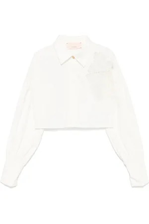 Elisabetta Franchi Lace-appliqu?? shirt