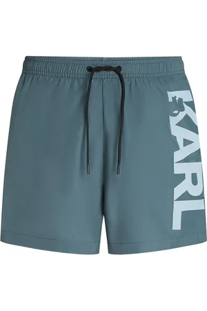Karl Lagerfeld Logo-print swim shorts