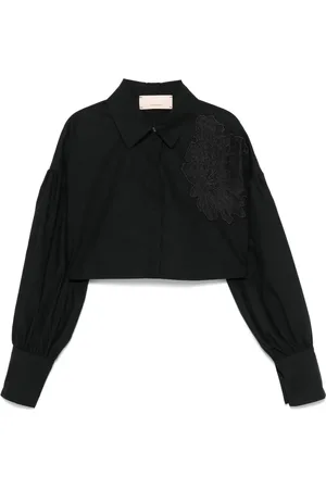 Elisabetta Franchi Lace-appliqu?? shirt