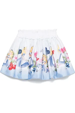 MONNALISA Disney-print mini skirt