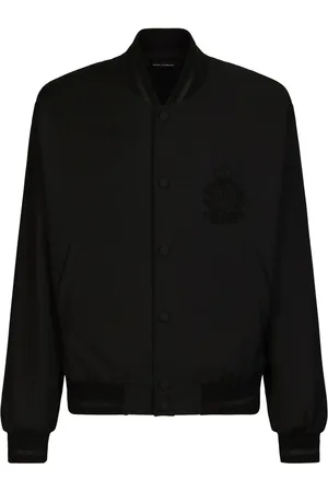 Dolce & Gabbana Heraldic-patch bomber jacket