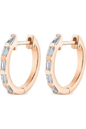 Shay 18K rose gold diamond earrings