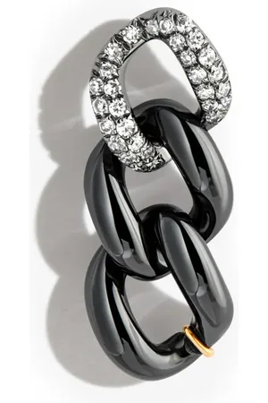 Shay 18kt gold diamond chain stud earring