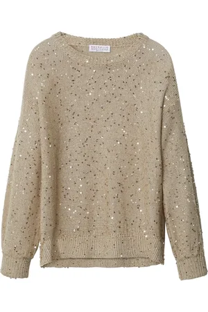 Brunello Cucinelli Sequin embroidered blouse