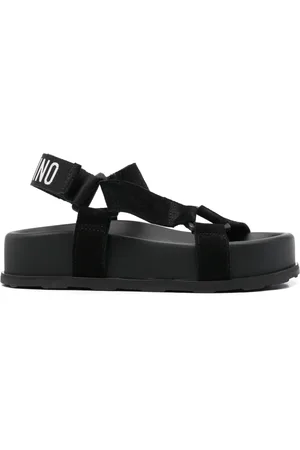 Moschino Logo-embroidered sandals