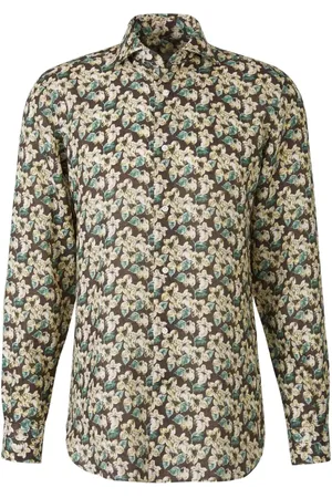 Vincenzo di Ruggiero Floral-print long-sleeve shirt