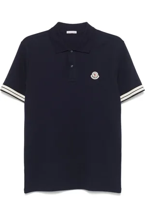 Moncler Logo-patch piqu?? polo shirt
