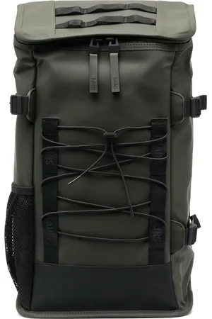Rains Logo-strap buckle-fastening backpack