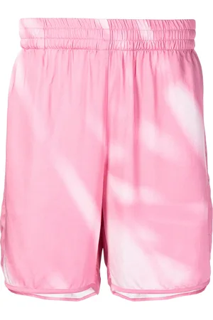 BLUE SKY INN Washed-print elasticated shorts