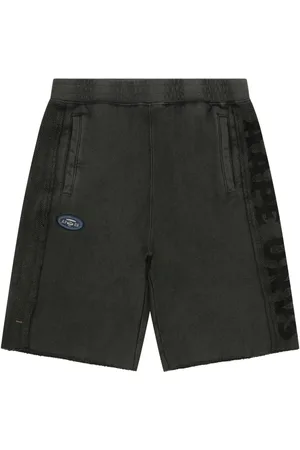 A Bathing Ape Logo-patch shorts