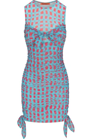 SIMON MILLER Sonora mesh mini dress