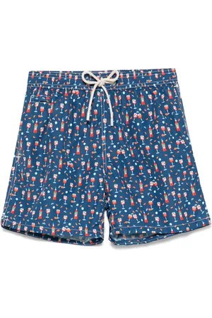 MC2 SAINT BARTH X Aperol Double Spritz-print swim shorts
