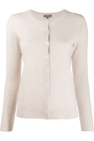 N.PEAL Round neck cardigan