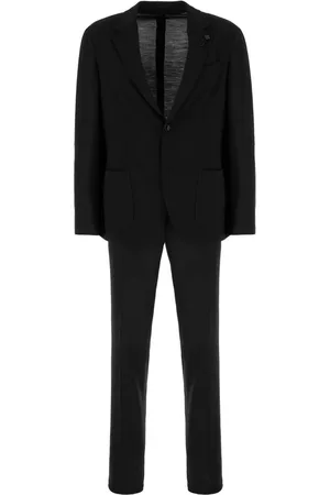 LARDINI Brooch-detail suit
