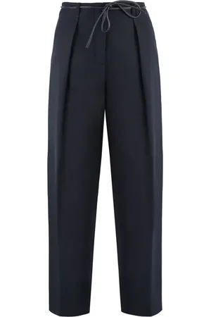 YVES SALOMON Belted trousers