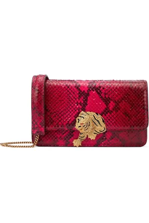 Roberto Cavalli Snake-print shoulder bag