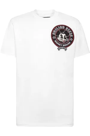 Philipp Plein Money Mouse-embroidered T-shirt