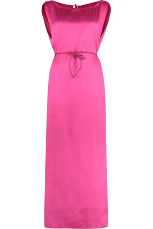YVES SALOMON Satin maxi dress