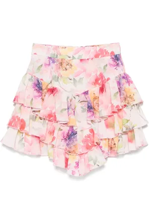 ACTUALEE Floral-print mini skirt