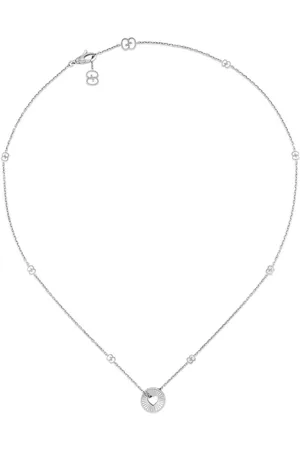 Gucci 18kt white gold Icon charm necklace