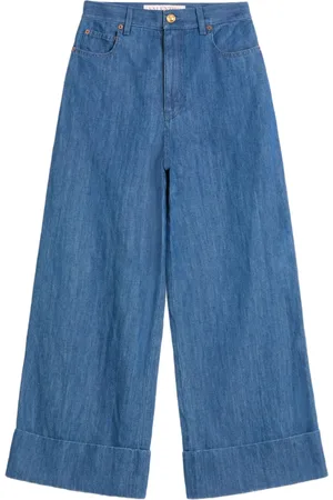 VALENTINO GARAVANI Lightweight wide-leg jeans