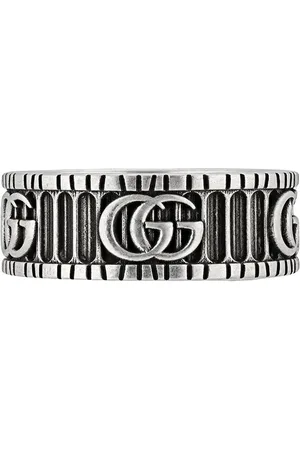 Gucci Sterling GG Marmont ring