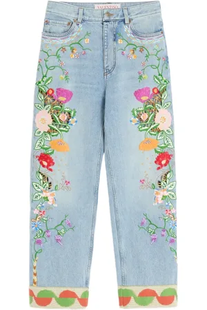 VALENTINO GARAVANI Embroidered jeans