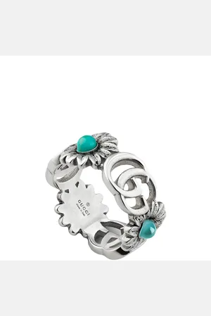 Gucci Sterling silver GG Marmont ring