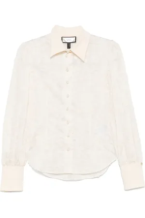 NISSA Floral-appliqu?? shirt