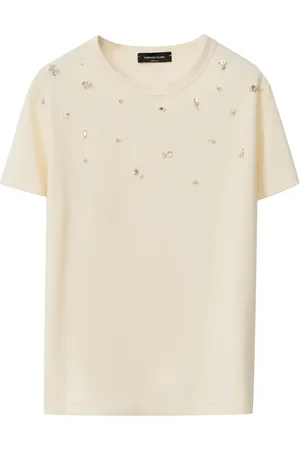 Fabiana Filippi Bead-embellished T-shirt