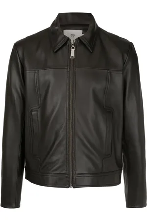 MISCI Vel?? zip-up leather jacket