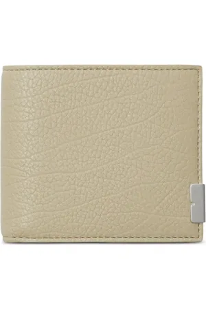Burberry Logo-plaque leather wallet